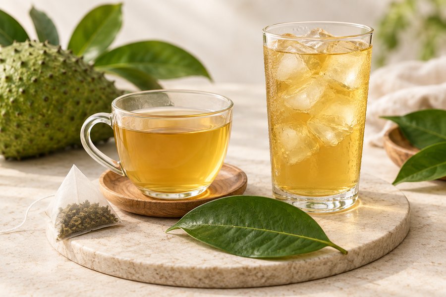 Enjoy Soursop Tea Hot or Iced