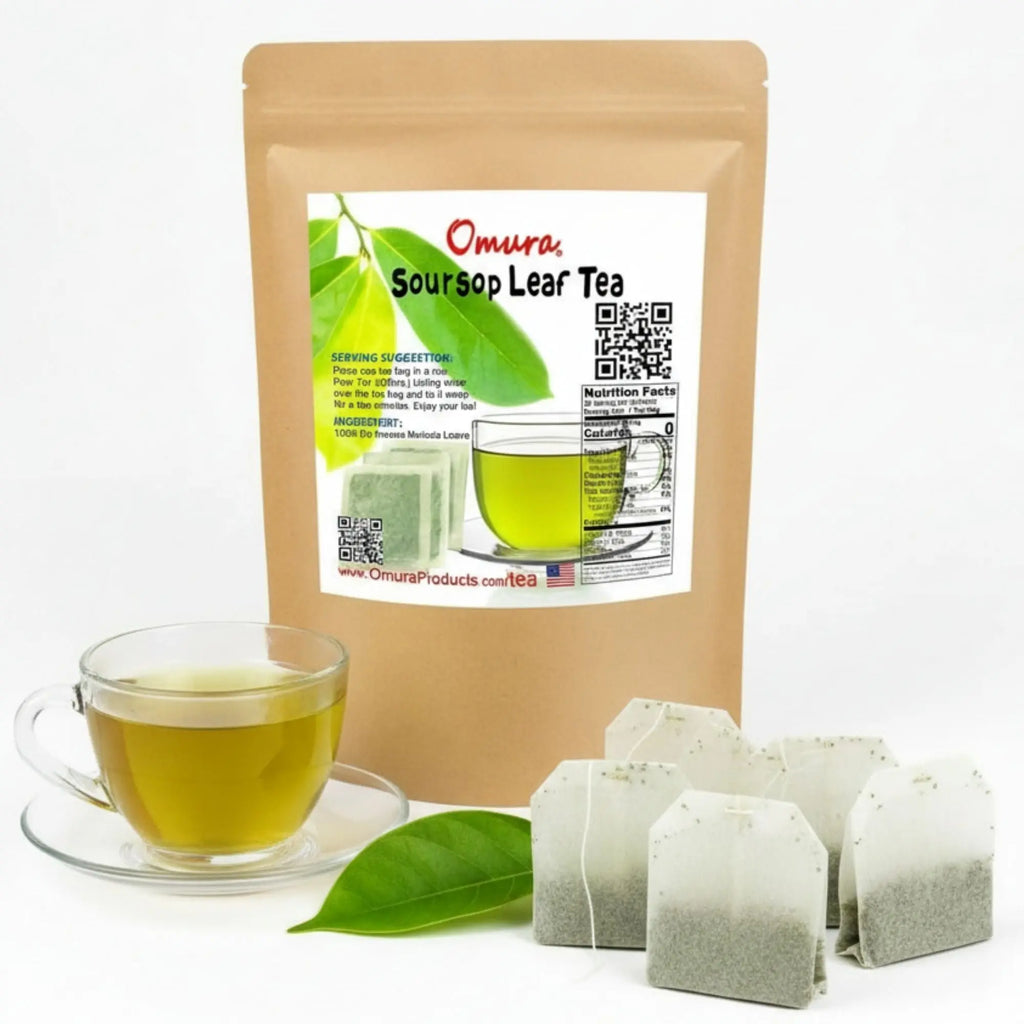 Omura Organic Soursop Tea – Caffeine-Free Herbal Tea
