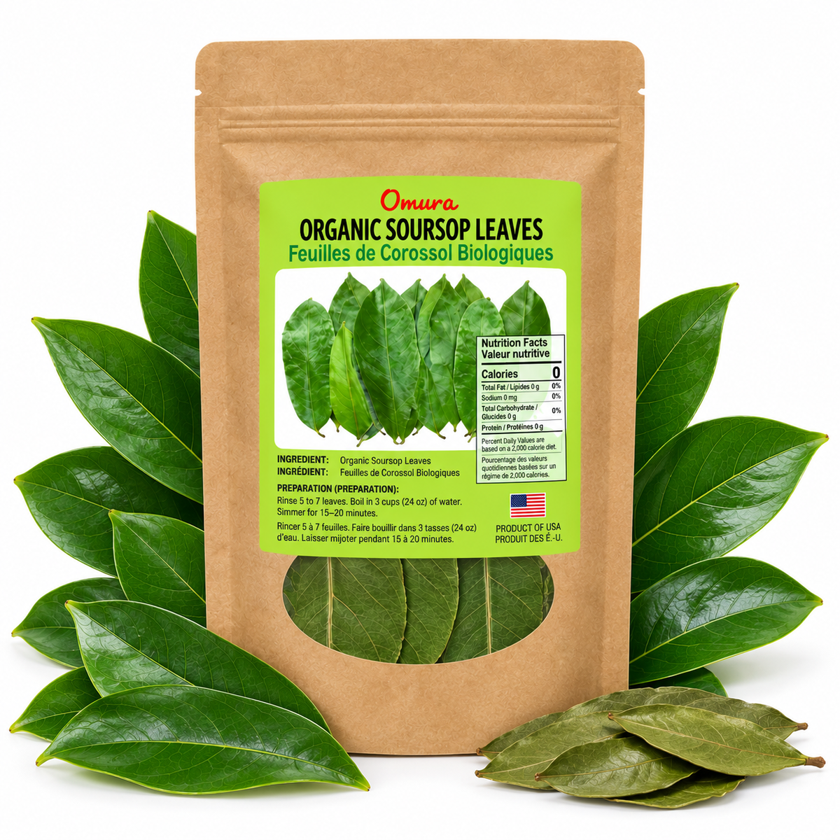 Organic Soursop Leaves for Tea – by Omura